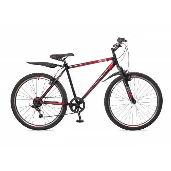 Велосипед 26" Black Aqua Cross 2526 V, черно-красный
