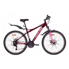 Велосипед 26" Black Aqua Lady 2681 V, бордовый/розовый