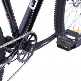 Велосипед 26" COMIRON BRAVE 2.0 (2024), черный/серый/голубой