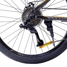 Велосипед 26" COMIRON BRAVE 2.0 (2024), серый/желтый