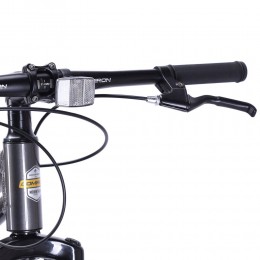 Велосипед 26" COMIRON BRAVE 2.0 (2024), серый/желтый