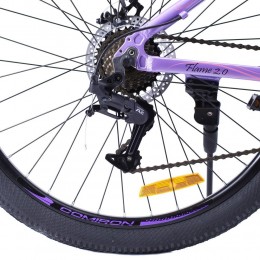 Велосипед 26" COMIRON FLAME 2.0 GT610 Pu (2024), сиреневый
