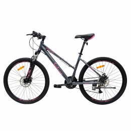 Велосипед 26" COMIRON SAKURA (2025), серый/розовый