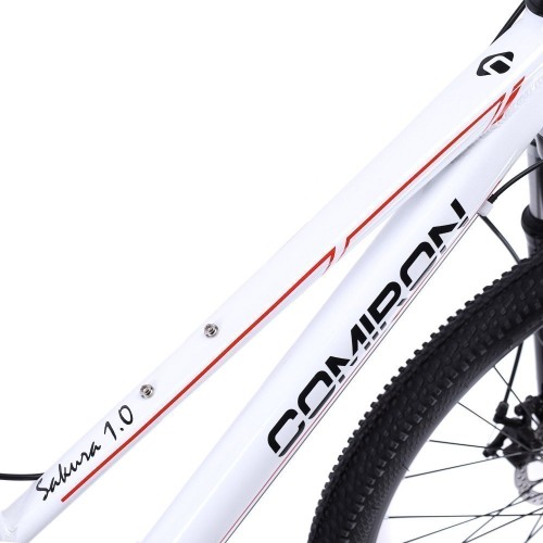 Велосипед 26" Comiron Sakura GT510 Wr (2024), бело-красный