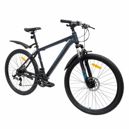 Велосипед 26" COMIRON UNIVERSE (2025), черный графит/голубой
