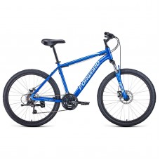 Велосипед 26" Forward Hardi 2.1 disc (2021) синий/бежевый