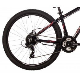 Велосипед 26" FOXX ATLANTIC (2024), черно-красный