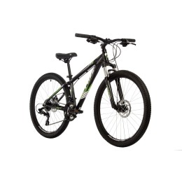 Велосипед 26" FOXX ATLANTIC (2024), черно-зеленый