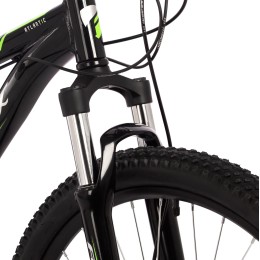 Велосипед 26" FOXX ATLANTIC (2024), черно-зеленый