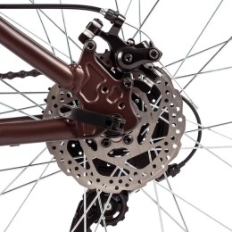 Велосипед 26" FOXX MERIDIAN (2025), коричневый