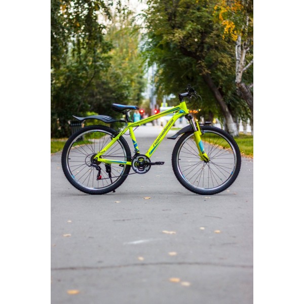 Велосипед 26" Nameless J6100  жёлтый/голубой