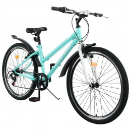 Велосипед 26" Progress Ingrid Low, бирюзовый/белый