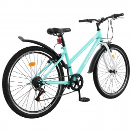 Велосипед 26" Progress Ingrid Low, бирюзовый/белый