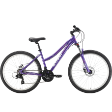 Велосипед 26" Stark Luna 2.0 D фиолетовый/серебристый