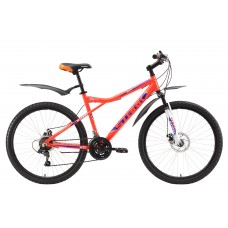 Велосипед 26" Stark Slash 26.1 D (2017) оранжево-синий