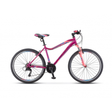 Велосипед 26" Stels Miss-5000 MD K010 вишнёвый/розовый