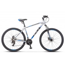 Велосипед 26" Stels Navigator 500 D (2020), серебристо-синий