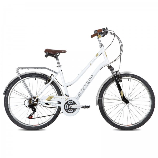 Велосипед 26" Stinger Victoria (2021) белый