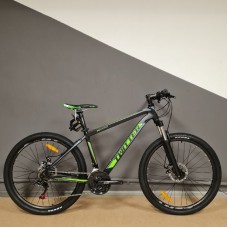 Велосипед 26" Twitter TW3000 V4, черно-зеленый