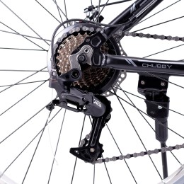 Велосипед 26"x4" COMIRON CHUBBY 2023, чёрный/серый