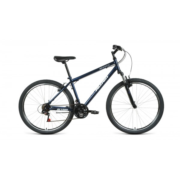 Велосипед 27,5" Altair MTB HT 27,5 1.0 (2021) Темно-синий/серебристый