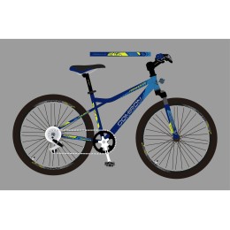 Велосипед 27,5" COMIRON FORMULA CF750 BS синий-лайм