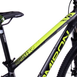 Велосипед 27,5" COMIRON PREDATOR 2.0 DO-21-M02 (ХИЩНИК), черный/серый/желтый