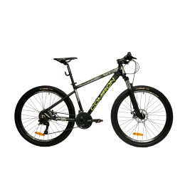 Велосипед 27,5" COMIRON PREDATOR 2.0 DO-21-M02 (ХИЩНИК), черный/серый/желтый