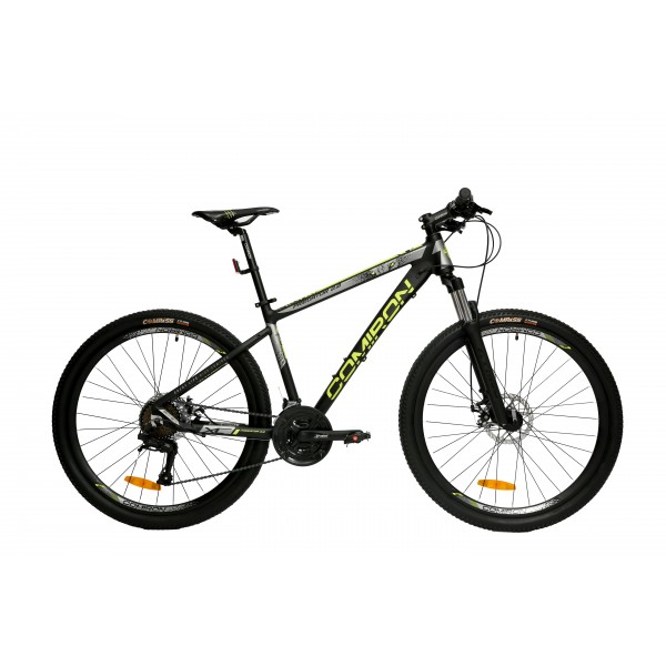 Велосипед 27,5" COMIRON PREDATOR 2.0 DO-21-M02 (ХИЩНИК), черный/серый/желтый