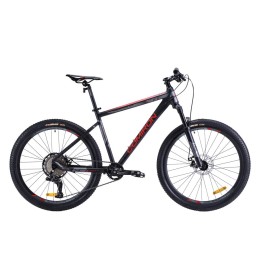 Велосипед 27,5" COMIRON PREDATOR 2025, черный/красный
