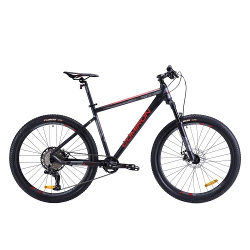 Велосипед 27,5" COMIRON PREDATOR 2025, черный/красный