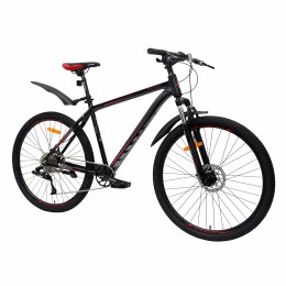 Велосипед 27,5" COMIRON SYSTEM (2025), черный/красный