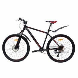 Велосипед 27,5" COMIRON SYSTEM (2025), черный/красный
