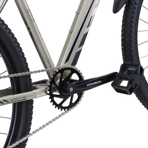 Велосипед 27,5" COMIRON SYSTEM (2025), серый-бежевый