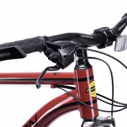 Велосипед 27,5" COMIRON SYSTEM GT910 R, красный/черный