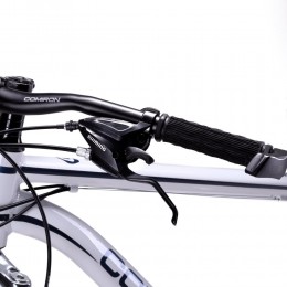 Велосипед 27,5" COMIRON SYSTEM GT910 W, белый/синий перламутр