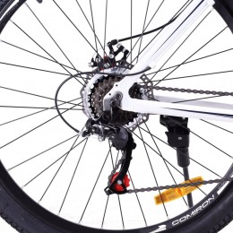 Велосипед 27,5" COMIRON SYSTEM GT910 W, белый/синий перламутр