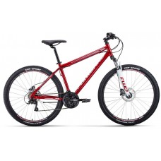 Велосипед 27,5" Forward Sporting 3.0 disc, темно-красный/серый