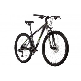 Велосипед 27,5" FOXX ATLANTIC черно-зеленый (2024)
