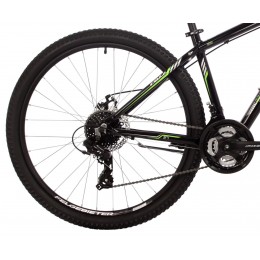 Велосипед 27,5" FOXX ATLANTIC черно-зеленый (2024)