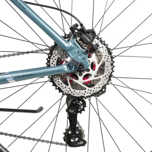 Велосипед 27,5" FOXX HELIX, синий (2026)