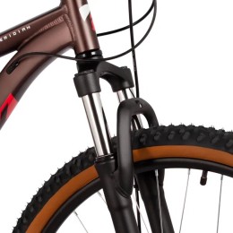 Велосипед 27,5" FOXX MERIDIAN (2025), коричневый