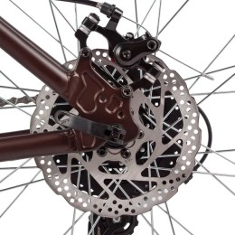 Велосипед 27,5" FOXX MERIDIAN (2025), коричневый