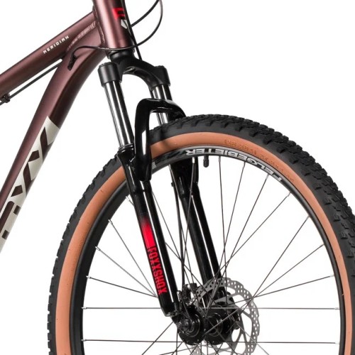 Велосипед 27,5" FOXX MERIDIAN, коричневый (2026)