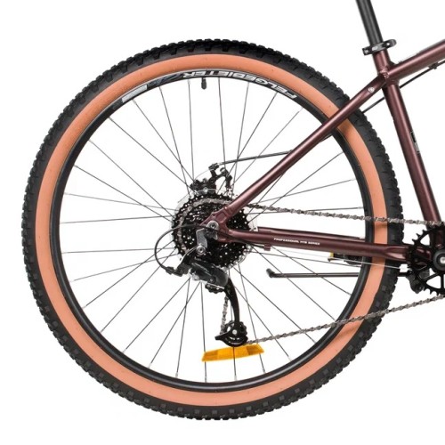 Велосипед 27,5" FOXX MERIDIAN, коричневый (2026)