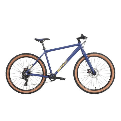 Велосипед 27,5" Stark'25 Tank 27.1 D+, сине-серый матовый/серый