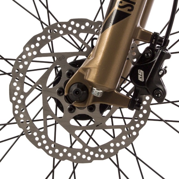 Велосипед 27,5" STINGER ELEMENT PRO, золотистый (2023)
