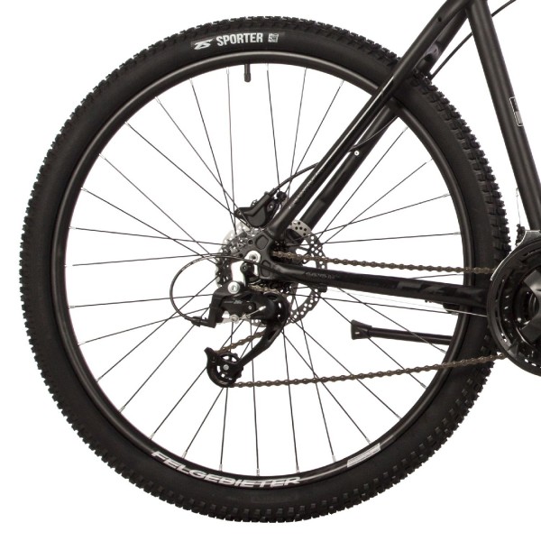 Велосипед 27,5" STINGER ELEMENT PRO, черный (2023)