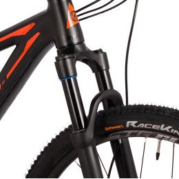 Велосипед 27,5" STINGER Reload STD 45 Black Edition 27.5 (2025), черный