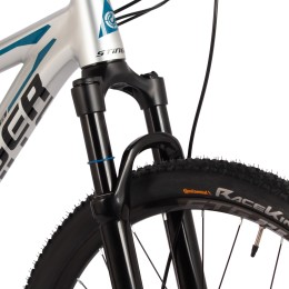 Велосипед 27,5" STINGER Reload STD 45 Silver Edition 27.5 (2025), серебристый